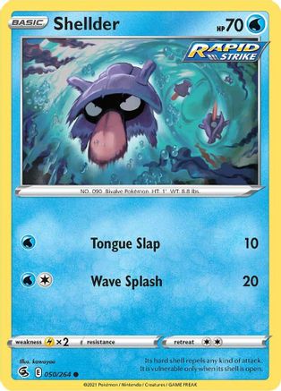 Image of Shellder (050/264) [Sword & Shield: Fusion Strike]
