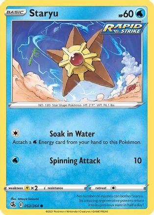Image of Staryu (052/264) [Sword & Shield: Fusion Strike]