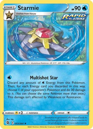 Image of Starmie (053/264) [Sword & Shield: Fusion Strike]