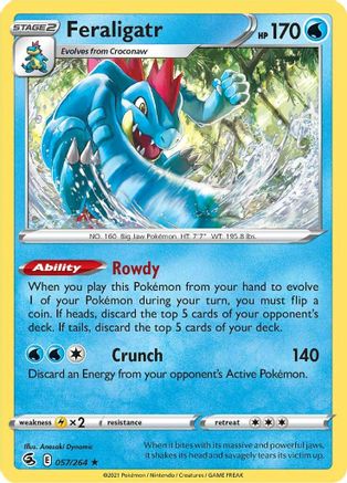Image of Feraligatr (057/264) [Sword & Shield: Fusion Strike]