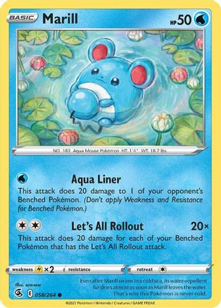 Image of Marill (058/264) [Sword & Shield: Fusion Strike]