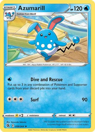 Image of Azumarill (059/264) [Sword & Shield: Fusion Strike]