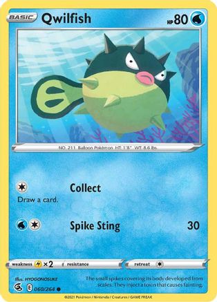 Image of Qwilfish (060/264) [Sword & Shield: Fusion Strike]