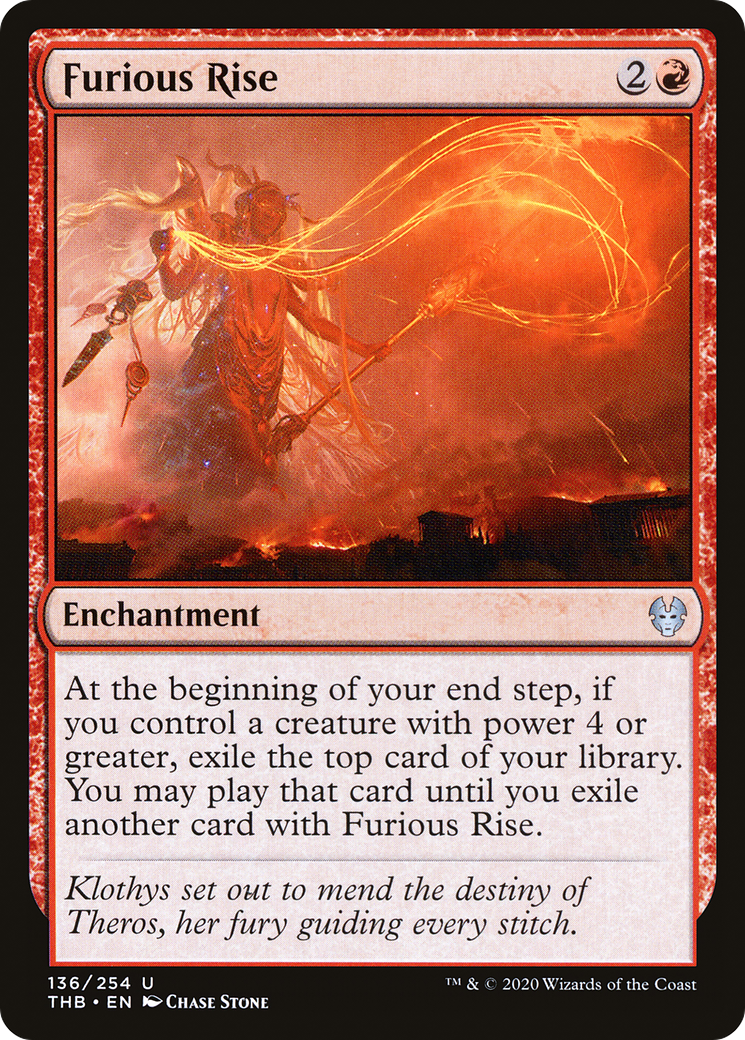 Image of Furious Rise [Theros Beyond Death]