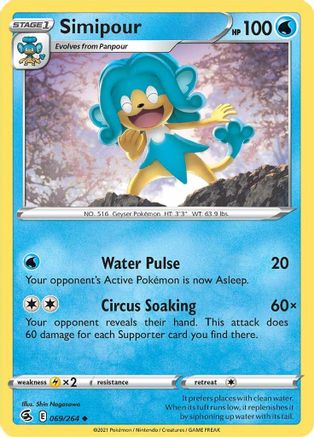 Image of Simipour (069/264) [Sword & Shield: Fusion Strike]