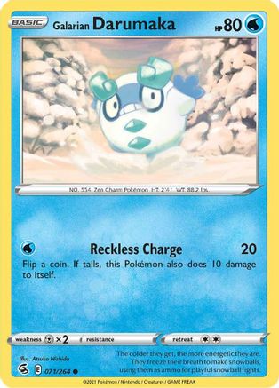 Image of Galarian Darumaka (071/264) [Sword & Shield: Fusion Strike]
