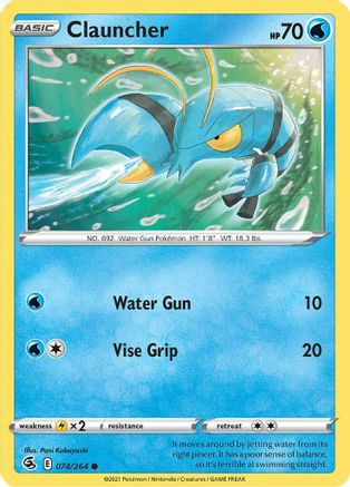Image of Clauncher (074/264) [Sword & Shield: Fusion Strike]