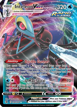 Image of Inteleon VMAX (079/264) [Sword & Shield: Fusion Strike]