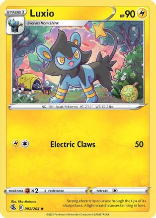 Image of Luxio (092/264) [Sword & Shield: Fusion Strike]