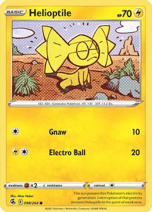 Image of Helioptile (098/264) [Sword & Shield: Fusion Strike]