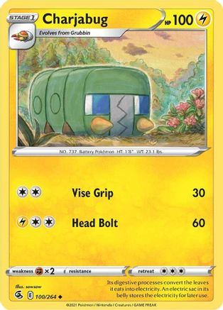 Image of Charjabug (100/264) [Sword & Shield: Fusion Strike]