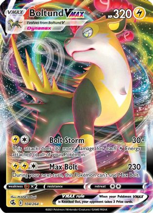 Image of Boltund VMAX (104/264) [Sword & Shield: Fusion Strike]