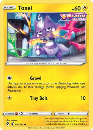 Image of Toxel (106/264) [Sword & Shield: Fusion Strike]
