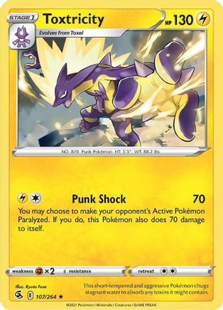 Image of Toxtricity (107/264) [Sword & Shield: Fusion Strike]
