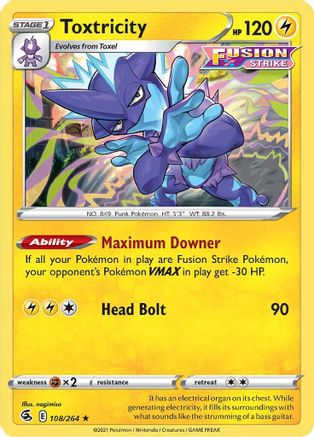 Image of Toxtricity (108/264) [Sword & Shield: Fusion Strike]