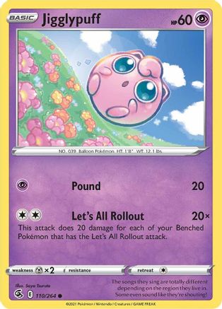 Image of Jigglypuff (110/264) [Sword & Shield: Fusion Strike]