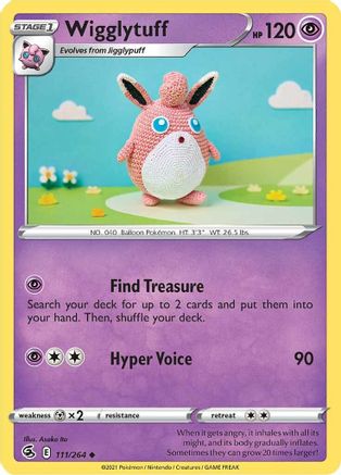 Image of Wigglytuff (111/264) [Sword & Shield: Fusion Strike]