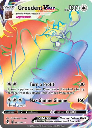 Image of Greedent VMAX (272/264) [Sword & Shield: Fusion Strike]