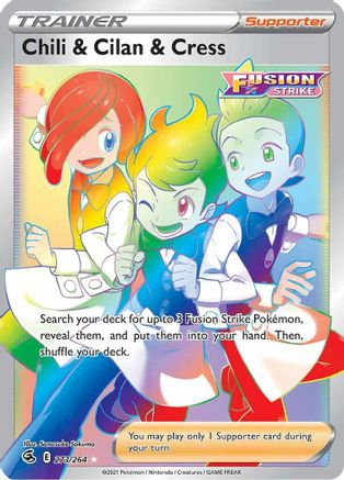 Image of Chili & Cilan & Cress (273/264) [Sword & Shield: Fusion Strike]