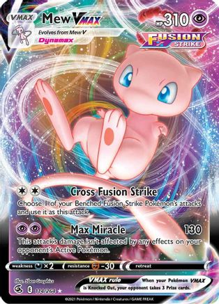 Image of Mew VMAX (114/264) [Sword & Shield: Fusion Strike]