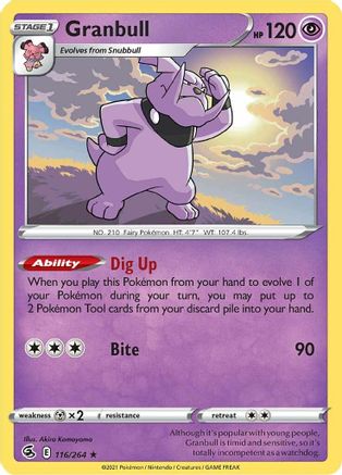 Image of Granbull (116/264) [Sword & Shield: Fusion Strike]
