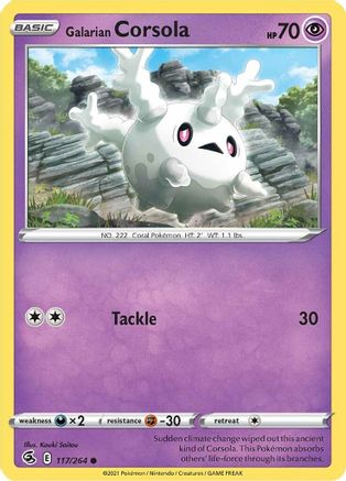 Image of Galarian Corsola (117/264) [Sword & Shield: Fusion Strike]