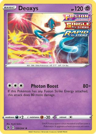 Image of Deoxys (120/264) [Sword & Shield: Fusion Strike]