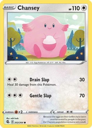 Image of Chansey (202/264) [Sword & Shield: Fusion Strike]