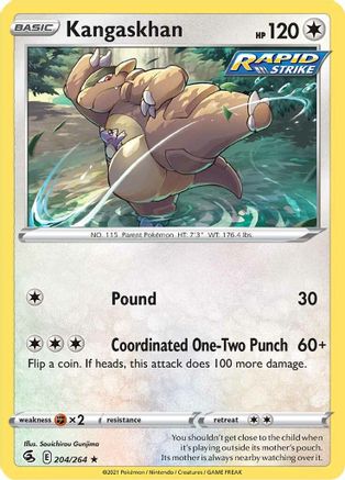 Image of Kangaskhan (204/264) [Sword & Shield: Fusion Strike]