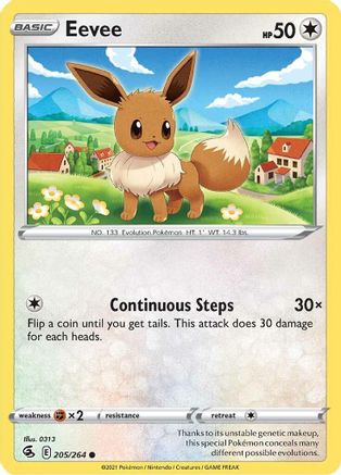 Image of Eevee (205/264) [Sword & Shield: Fusion Strike]