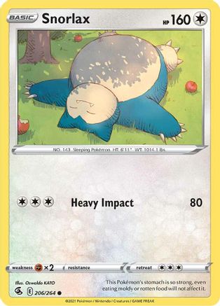 Image of Snorlax (206/264) [Sword & Shield: Fusion Strike]