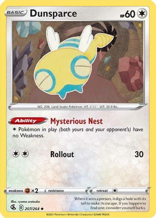 Image of Dunsparce (207/264) [Sword & Shield: Fusion Strike]