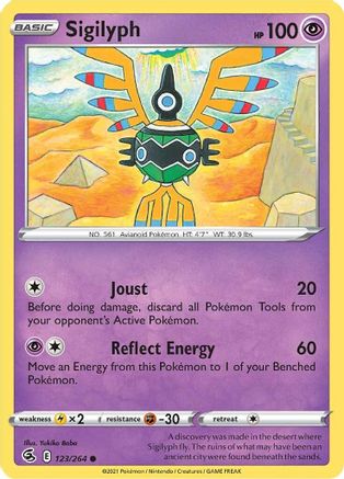 Image of Sigilyph (123/264) [Sword & Shield: Fusion Strike]
