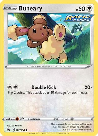Image of Buneary (212/264) [Sword & Shield: Fusion Strike]