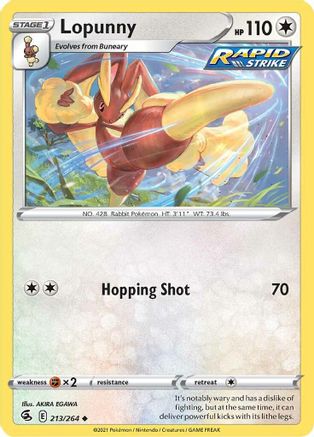 Image of Lopunny (213/264) [Sword & Shield: Fusion Strike]