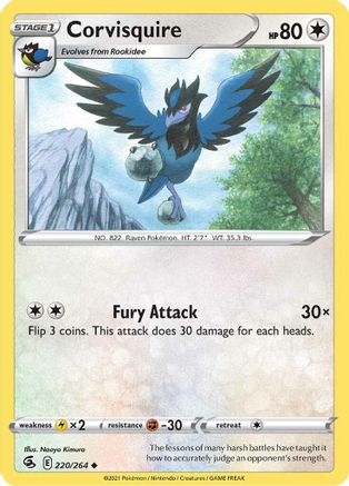 Image of Corvisquire (220/264) [Sword & Shield: Fusion Strike]