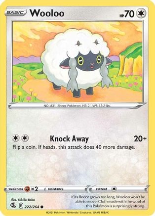 Image of Wooloo (222/264) [Sword & Shield: Fusion Strike]