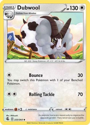 Image of Dubwool (223/264) [Sword & Shield: Fusion Strike]
