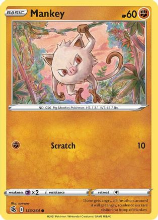 Image of Mankey (133/264) [Sword & Shield: Fusion Strike]
