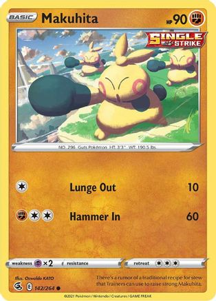 Image of Makuhita (142/264) [Sword & Shield: Fusion Strike]