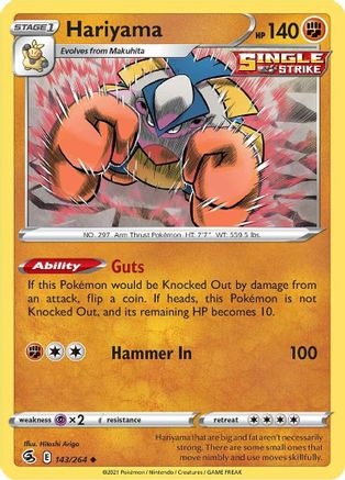 Image of Hariyama (143/264) [Sword & Shield: Fusion Strike]