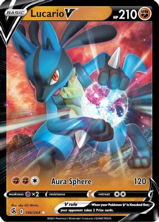 Image of Lucario V (146/264) [Sword & Shield: Fusion Strike]
