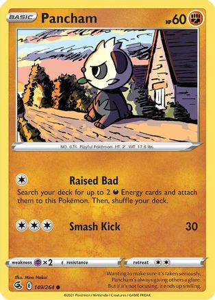 Image of Pancham (149/264) [Sword & Shield: Fusion Strike]