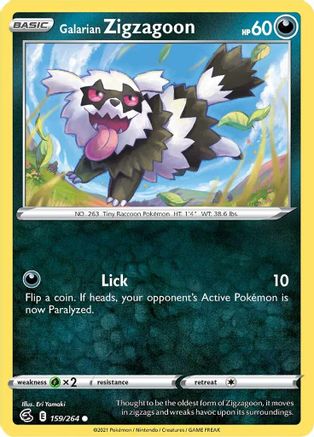 Image of Galarian Zigzagoon (159/264) [Sword & Shield: Fusion Strike]