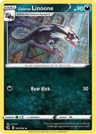 Image of Galarian Linoone (160/264) [Sword & Shield: Fusion Strike]