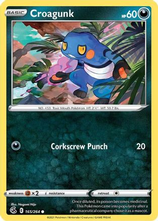 Image of Croagunk (165/264) [Sword & Shield: Fusion Strike]
