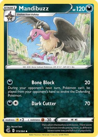 Image of Mandibuzz (173/264) [Sword & Shield: Fusion Strike]
