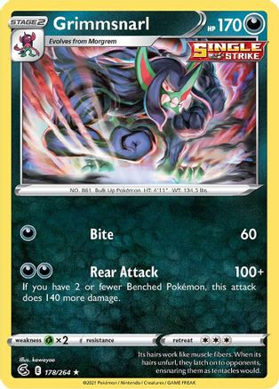 Image of Grimmsnarl (178/264) [Sword & Shield: Fusion Strike]