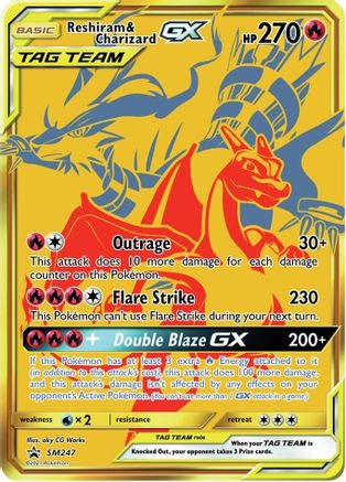 Image of Reshiram & Charizard GX (SM247) [Sun & Moon: Black Star Promos]