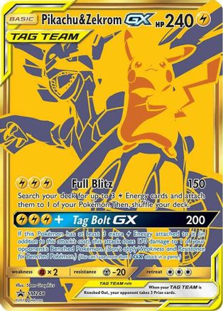 Image of Pikachu & Zekrom GX (SM248) [Sun & Moon: Black Star Promos]